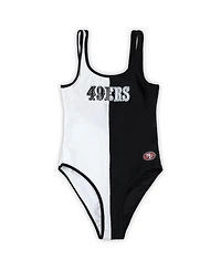 Women's G-iii 4Her by Carl Banks Black San Francisco 49ers Last Stand One-Piece Swimsuit
