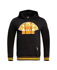 Men's Pro Standard Black Boston Bruins Retro Classic Fleece Pullover Hoodie