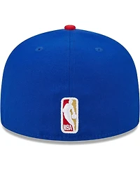 Men's New Era Royal, Red Philadelphia 76ers Gameday Gold Pop Stars 59FIFTY Fitted Hat