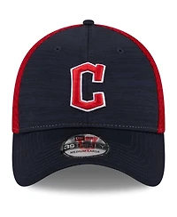 Men's New Era Navy Cleveland Guardians Neo 39THIRTY Flex Hat
