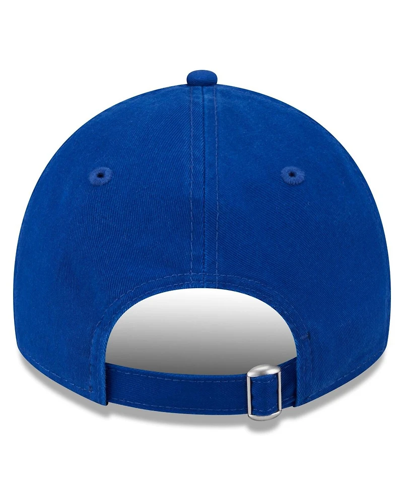Men's New Era Royal Chicago Cubs 2024 Batting Practice 9TWENTY Adjustable Hat