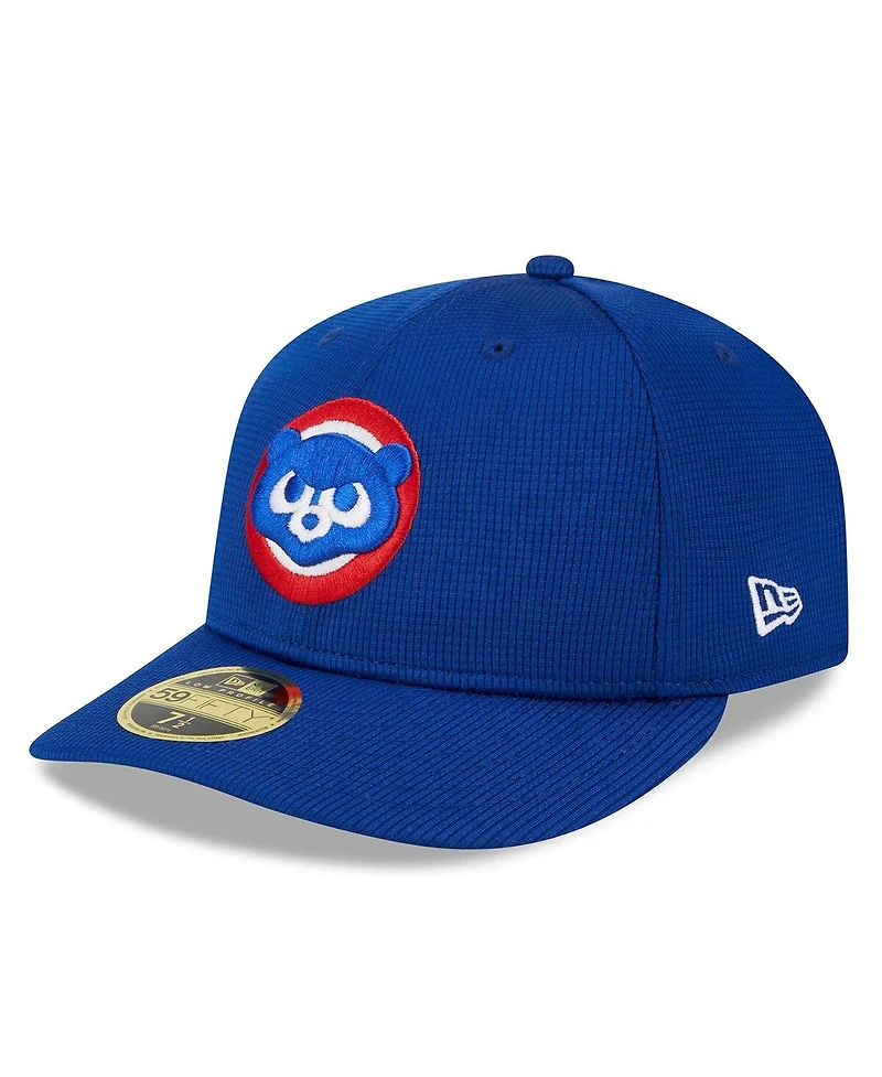 Men's New Era Royal Chicago Cubs 2024 Batting Practice Low Profile 59FIFTY Fitted Hat