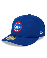 Men's New Era Royal Chicago Cubs 2024 Batting Practice Low Profile 59FIFTY Fitted Hat