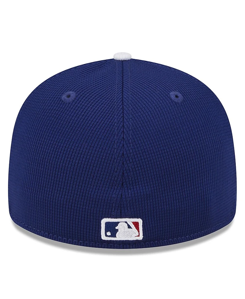 Men's New Era Royal Los Angeles Dodgers 2024 Batting Practice Low Profile 59FIFTY Fitted Hat