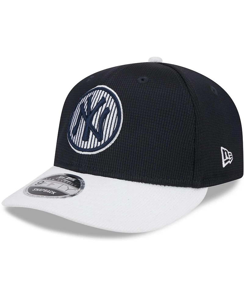 Men's New Era Navy New York Yankees 2024 Batting Practice Low Profile 9FIFTY Snapback Hat