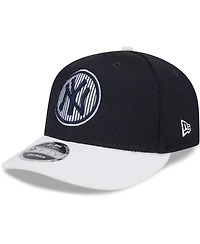 Men's New Era Navy New York Yankees 2024 Batting Practice Low Profile 9FIFTY Snapback Hat
