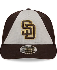 Men's New Era Brown San Diego Padres 2024 Batting Practice Low Profile 9FIFTY Snapback Hat