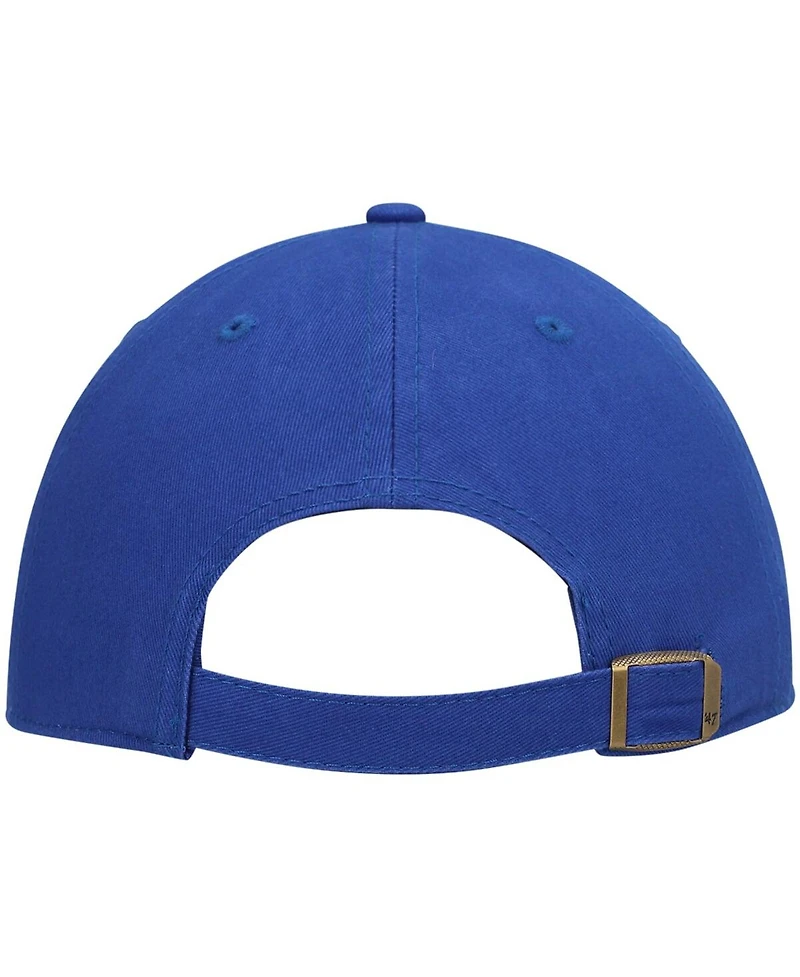 Women's '47 Brand Blue Dallas Mavericks Miata Clean Up Logo Adjustable Hat