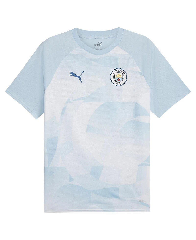 Men's Puma Silver Manchester City 2023/24 Pre-Match Jersey