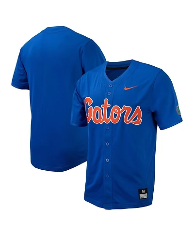 Men's Nike Royal Florida Gators Replica Full-Button Baseball Jersey