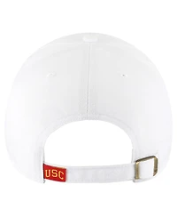 Men's '47 Brand White Usc Trojans Clean Up Adjustable Hat