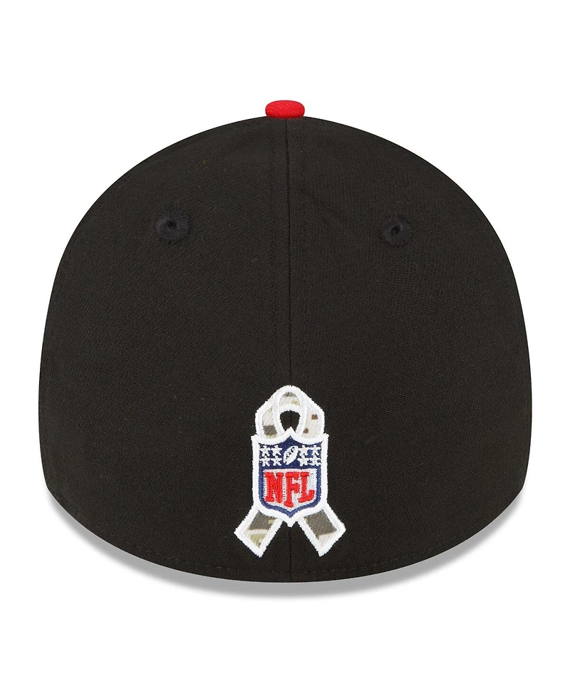 Men's New Era Black Tampa Bay Buccaneers 2022 Salute To Service 39THIRTY Flex Hat