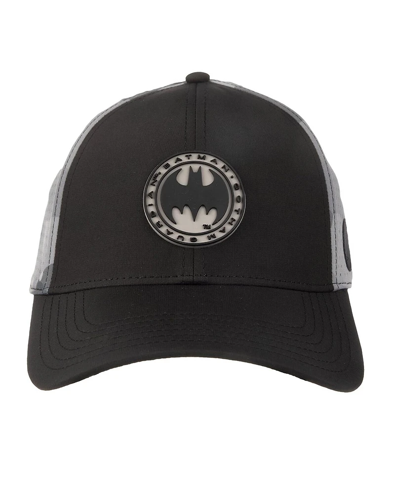 Men's and Women's Heroes & Villains Black Batman Gotham Guardian Performance Adjustable Hat