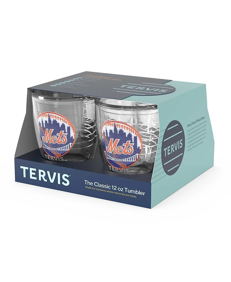Tervis Tumbler New York Mets Four-Pack 12 Oz Emblem Tumbler Set