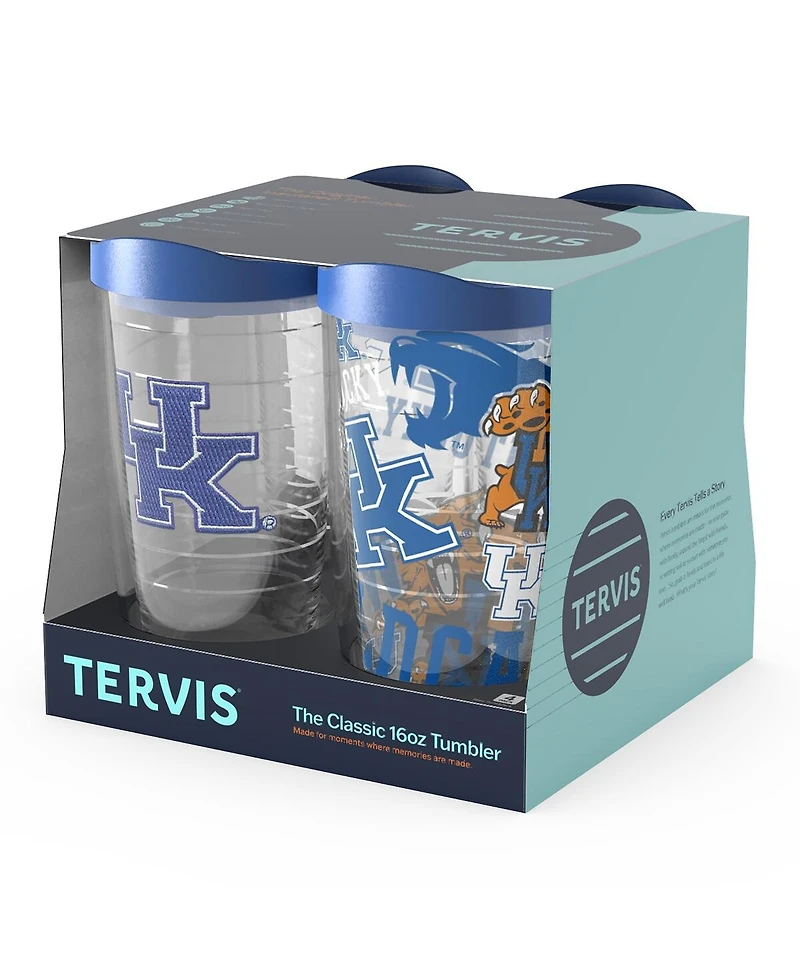 Tervis Tumbler Kentucky Wildcats Four-Pack 16 Oz Classic Tumbler Set