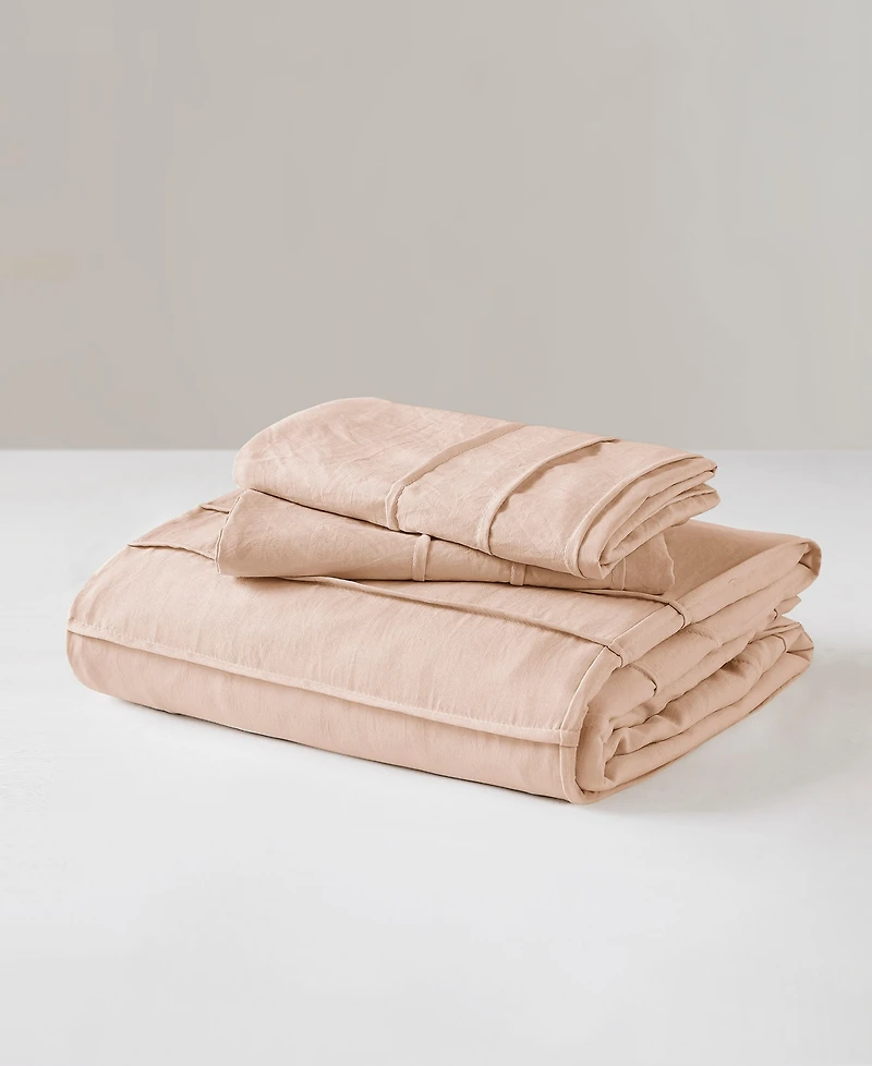 510 Design Porter Washed Pleated -Pc. Duvet Cover Set