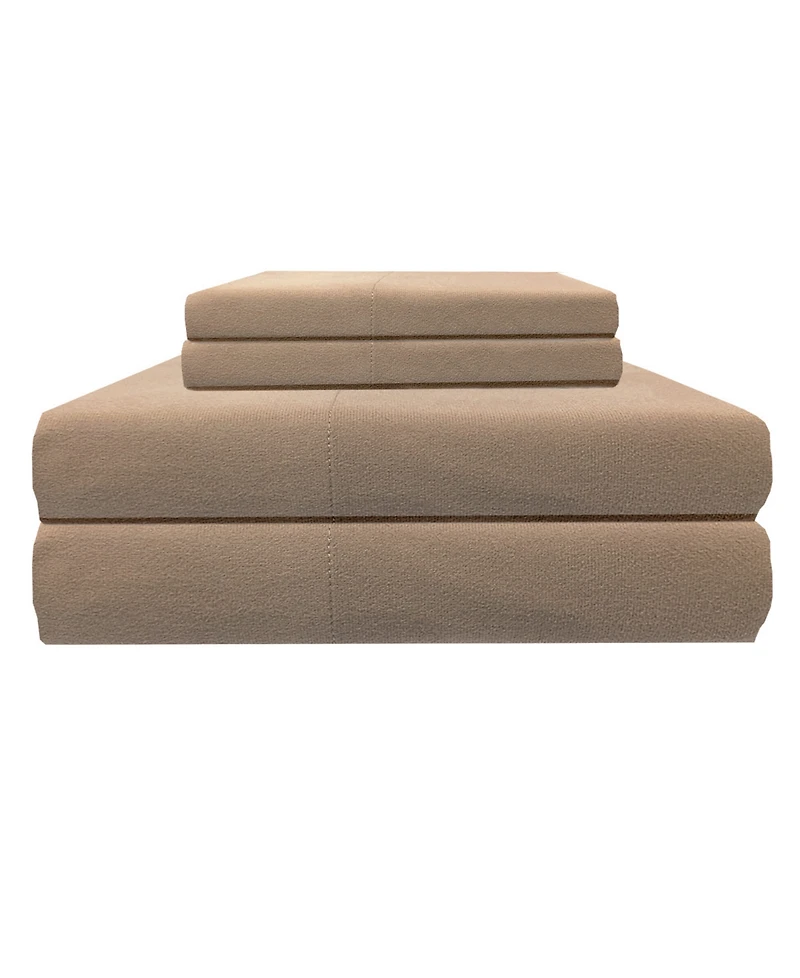 Shavel Micro Flannel Solid 4-pc Sheet Set, King
