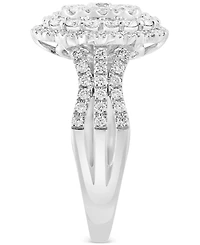 Effy Diamond Cluster Ring (1-1/3 ct. t.w.) in 14k White Gold