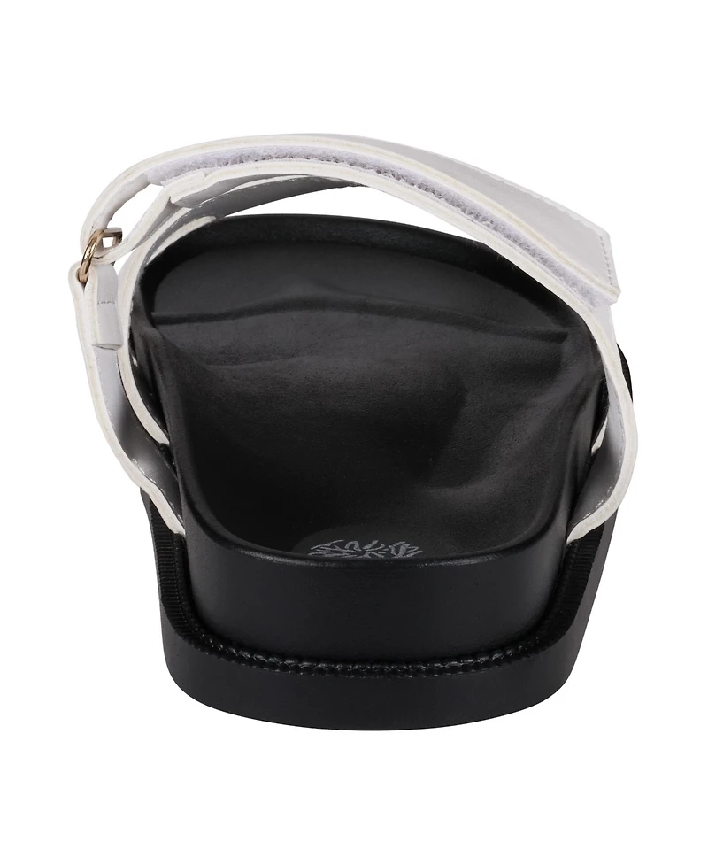 Gc Shoes Women's Kelly Cut Out Slide Flat Sandals