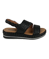 Gc Shoes Women's Gallante Double Band Slingback Platform Sandals