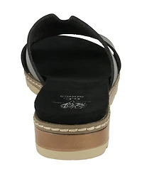 Gc Shoes Women's Nellie Cut Out Slide Flat Sandals