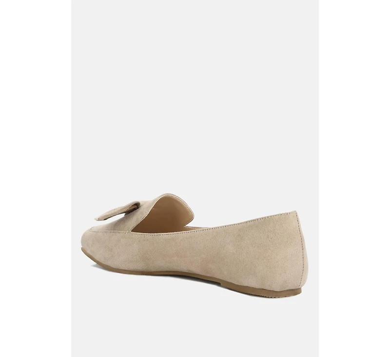 remee front bow loafers