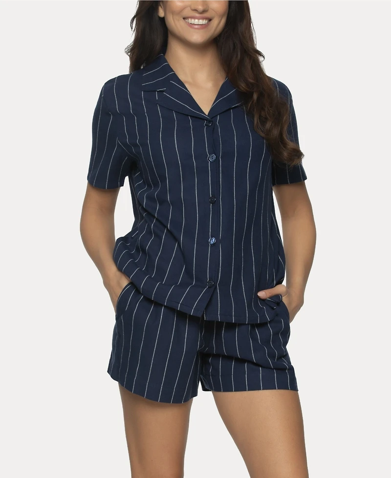 Felina Women's Mirielle 2 Pc. Shorts Pajama Set