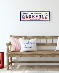 Northlight Backyard Barbeque Americana Metal Wall Sign, 23"