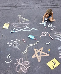 Sizzlin Cool Graffiti Chalk Set, Created for You by Toys R Us