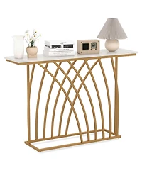 48'' Console Table Modern Accent Entryway Table Long Behind Couch Table