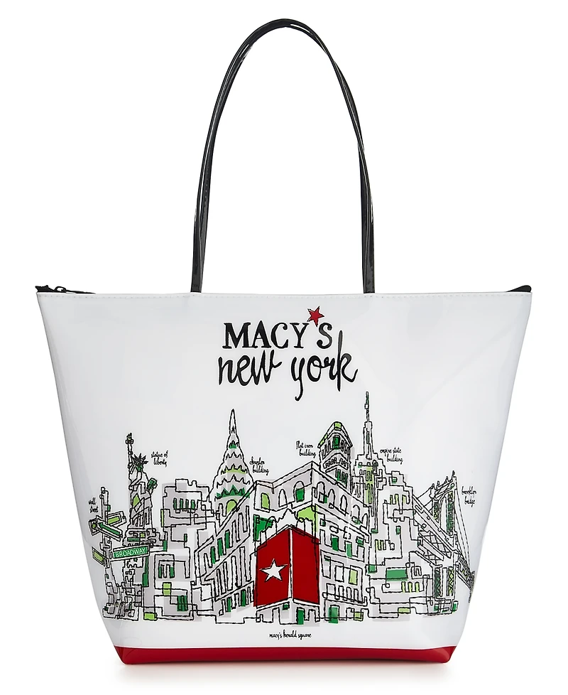 Dani Accessories Macy's New York Skyline Zip Tote, Created for Macy's