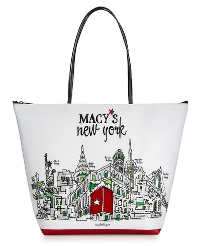 Dani Accessories Macy's New York Skyline Zip Tote, Created for Macy's