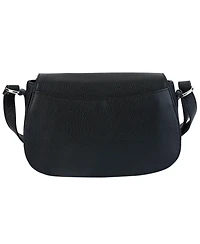Mancini Pebbled Isabella Leather Crossbody Handbag