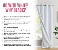 Hlc.Me Dakota 100 Complete Blackout Lined Drapery With Double Layer Thermal Insulated Energy Efficient Window Curtain Grommet Panels For Bedroom Living Room 2 Panels