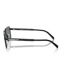 Prada Iconic Plaque Rectangle Men's Sunglasses
