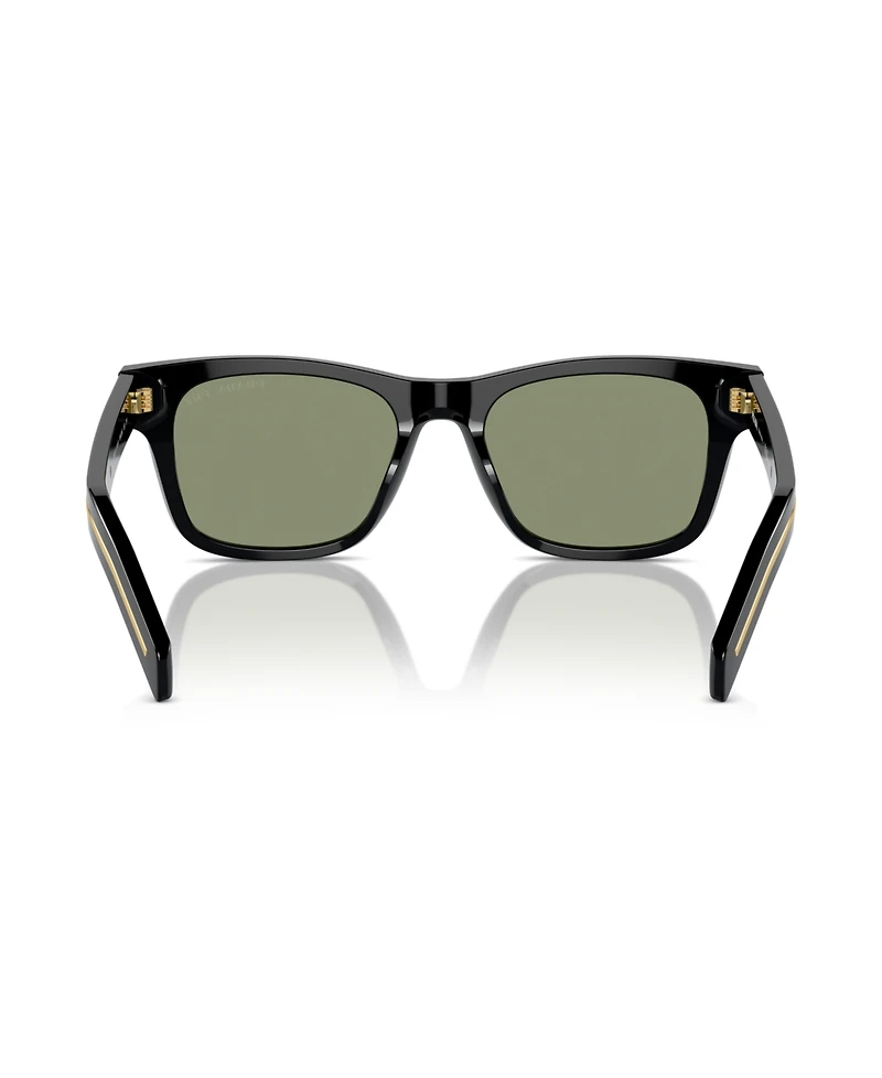 Prada Iconic Plaque Rectangular Men's Sunglasses