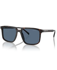 Prada Iconic Plaque Rectangular Men's Sunglasses