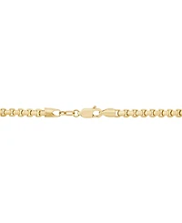 Round Box Chain 22" Strand Necklace (3-3/4mm) in 10k Gold