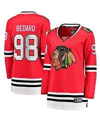 Women's Fanatics Connor Bedard Red Chicago Blackhawks Home Breakaway Player Jersey