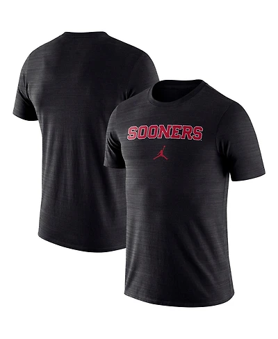 Men's Jordan Black Oklahoma Sooners Velocity Performance T-shirt