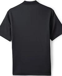 Lands' End Men's School Uniform Short Sleeve Solid Active Polo Shirt