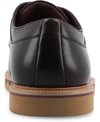 Vance Co. Men's William Tru Comfort Foam Plain Toe Lace-Up Derby Shoes