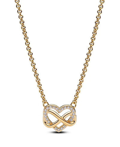 Pandora Sparkling Infinity Heart Collier Necklace