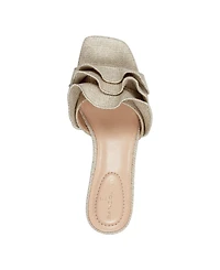 Bandolino Women's Rista Ruffle Detail Dress Slide Sandals