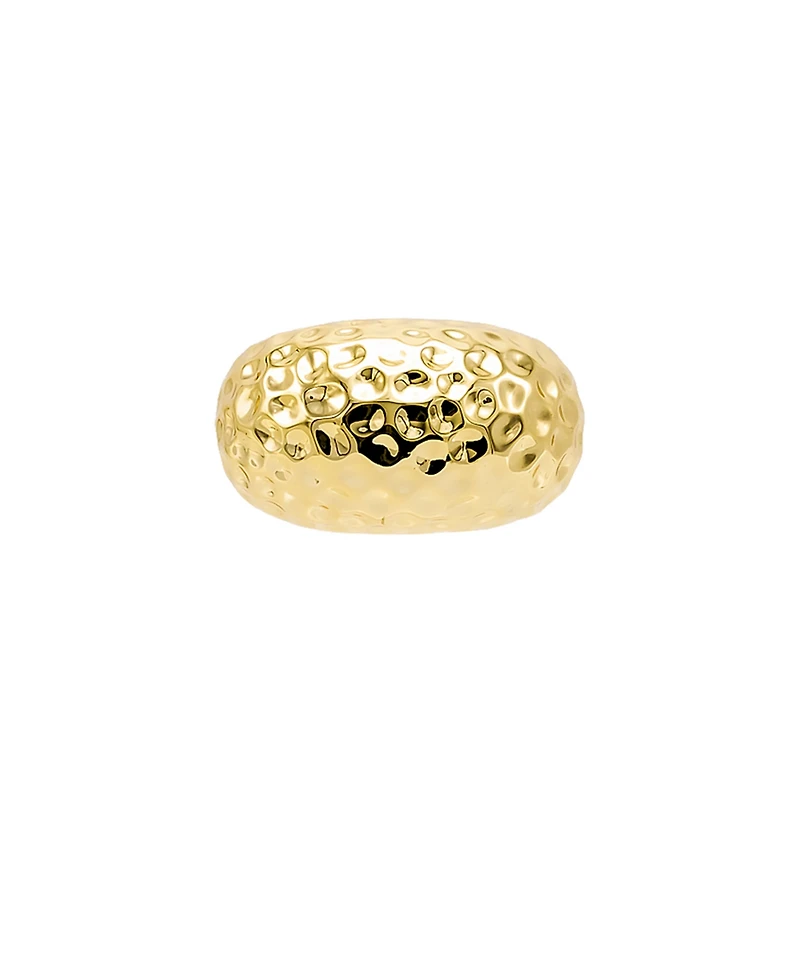 by Adina Eden Indented Puffy Rounded Statement Ring