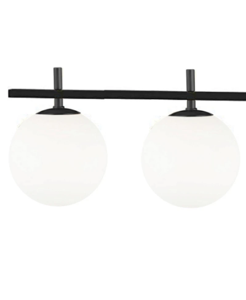 Dainolite 8" Metal, Glass Vanity Light