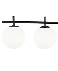 Dainolite 8" Metal, Glass Vanity Light
