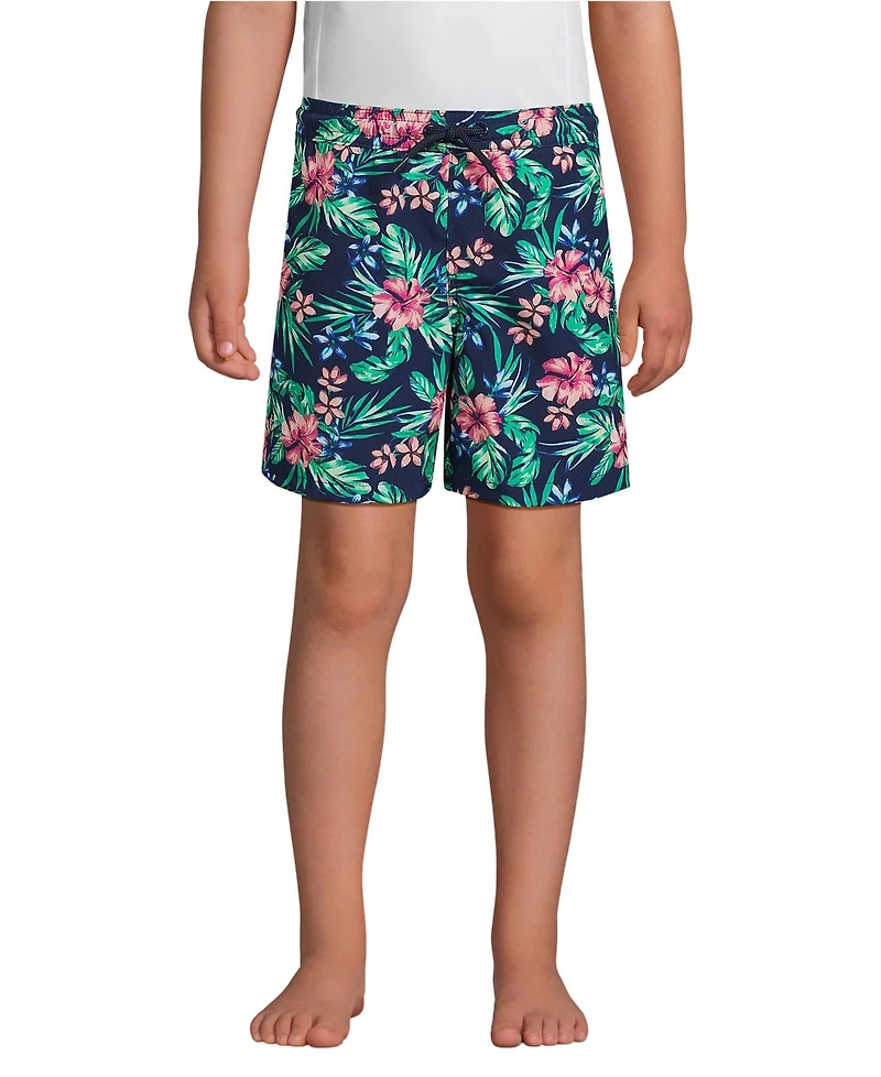Lands' End Child Boys Active Stretch Swim Trunks