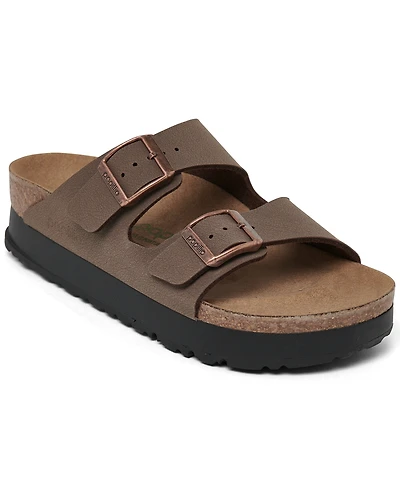Birkenstock Women's Arizona Flex Birko-Flor Platform Sandals from Finish Line