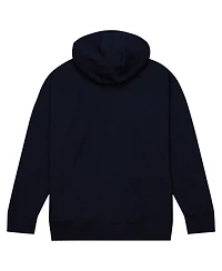 Men's Mitchell & Ness x Tats Cru Navy New Jersey Nets Hardwood Classics Brick Pullover Hoodie